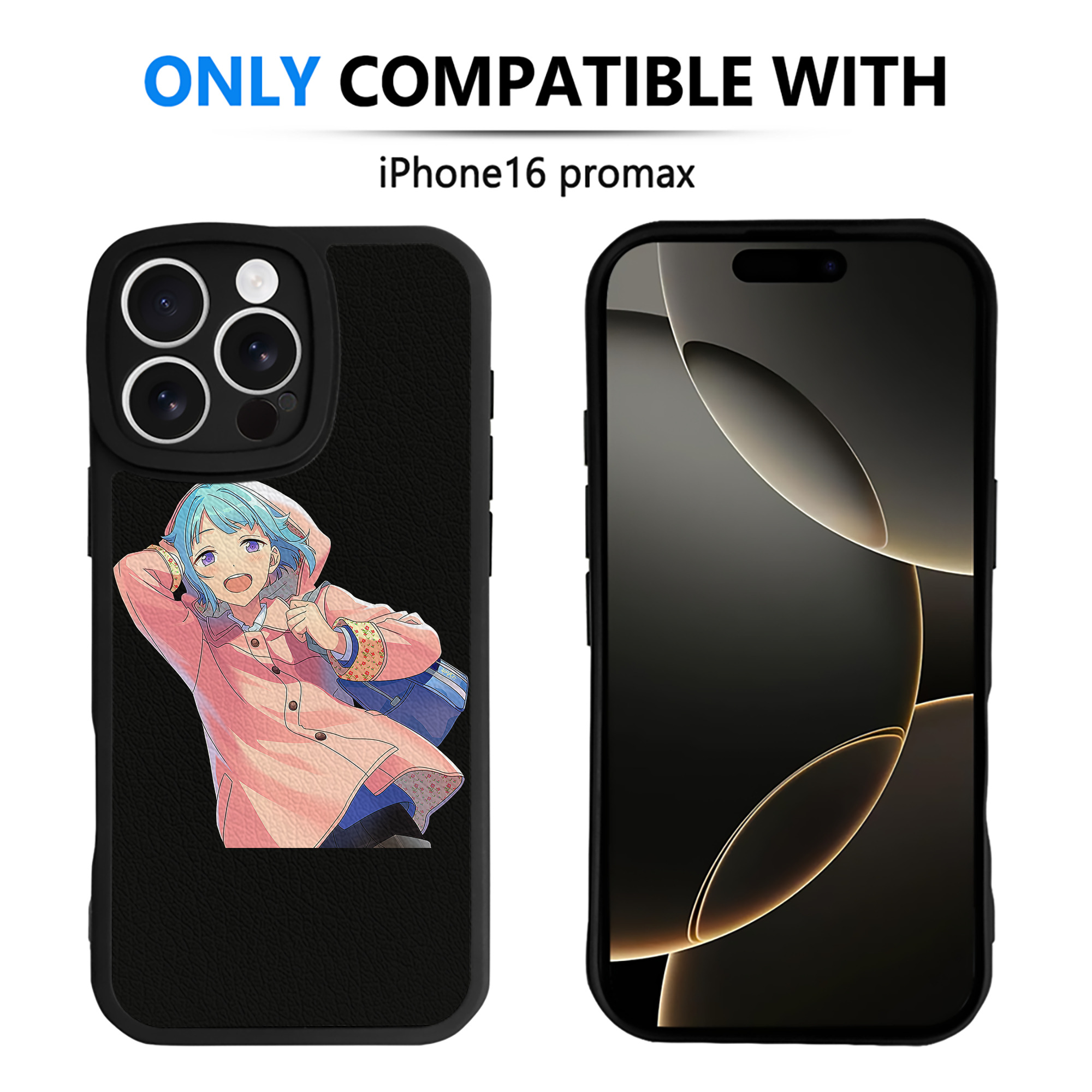 （画像用） あんさんぶるスターズ! Ensemble Stars 【iPhone 16シリーズ対応】シリコンスマホケース（レザー調） 材質：シリコン